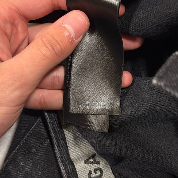 Authentic Balenciaga 2022 Baggy Jeans Sz L - Picture 7 of 8